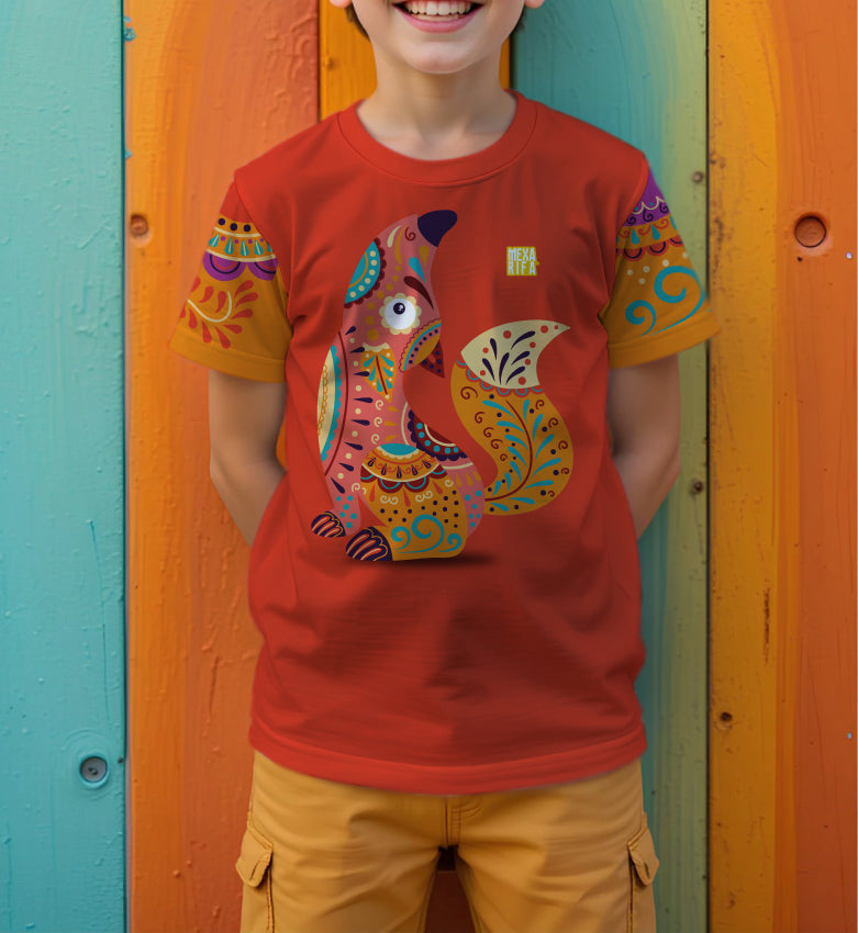 Alebrije Naranja niños