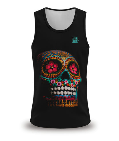 Tank Calavera verde C