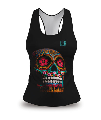 Tank Calavera verde D